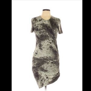 Torn By Ronny Kobo Short Sleeved Ruched Mini Dress – Size XS